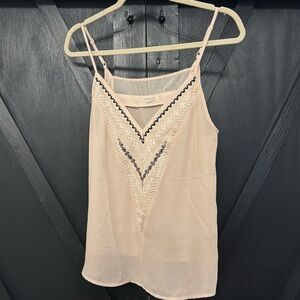 Cream beaded camisole